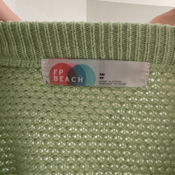 Free People Green Knit Hailee Sweater Set - Picture 5 of 8